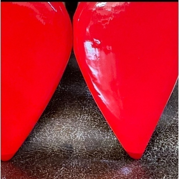 CHRISTIAN Louboutin iconic ‘Kate’ spike accented leather stilettos, EU 39 100mm - Picture 10 of 10